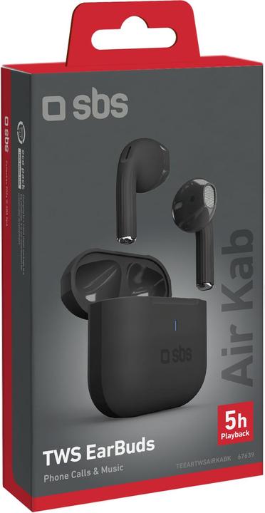 Actual product image SBS TWS earphones with 250 mAh charging case (5 h, Wireless)