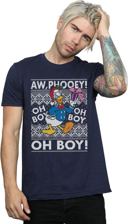 Produktbild Disney Donald Duck Christmas Fair Isle TShirt (XL)