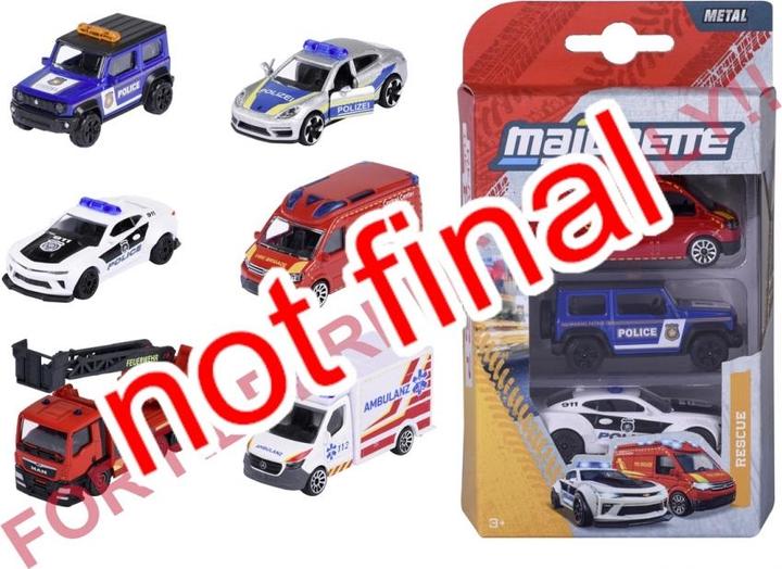 Produktbild Majorette Rescue 3 Pieces Set, 2-sort.