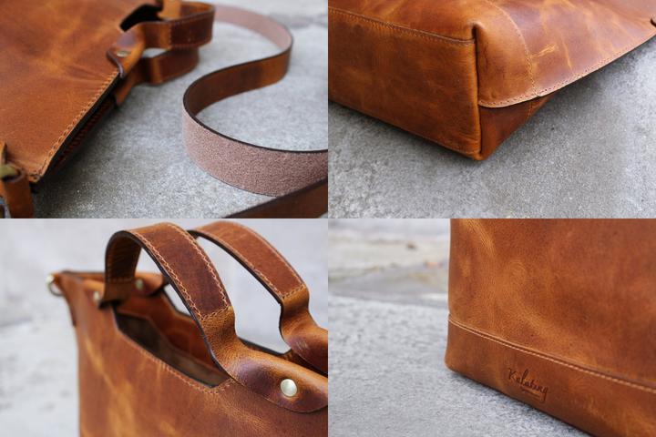 Immagine prodotto Only-Bags.Store Borsa in pelle, borsa a tracolla, borsa a manico alto, regalo di Natale