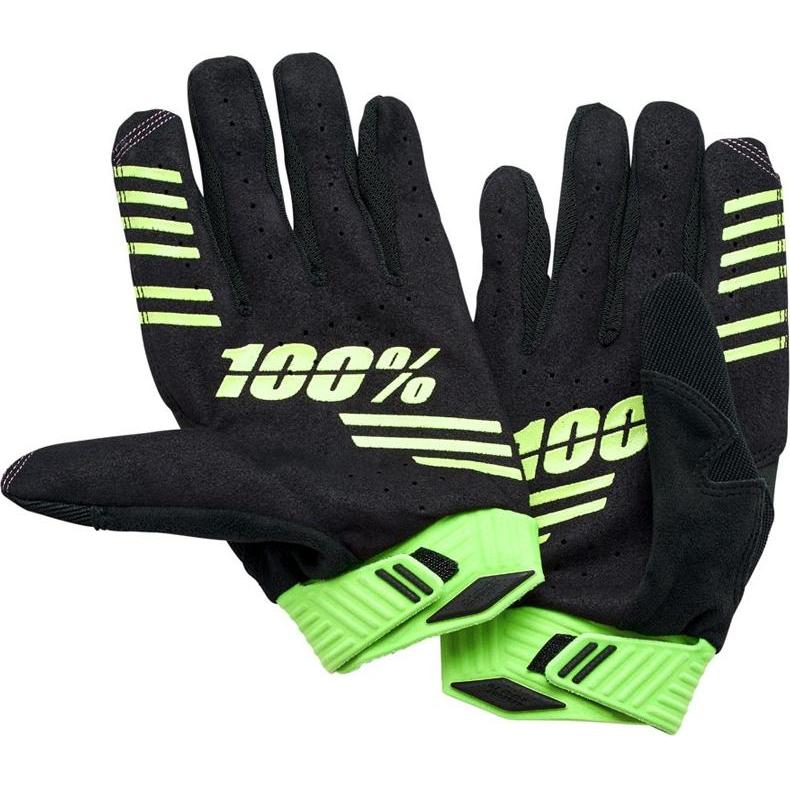 100%, Herren, Handschuhe, Typ Gloves R-Core, Schwarz, (L)