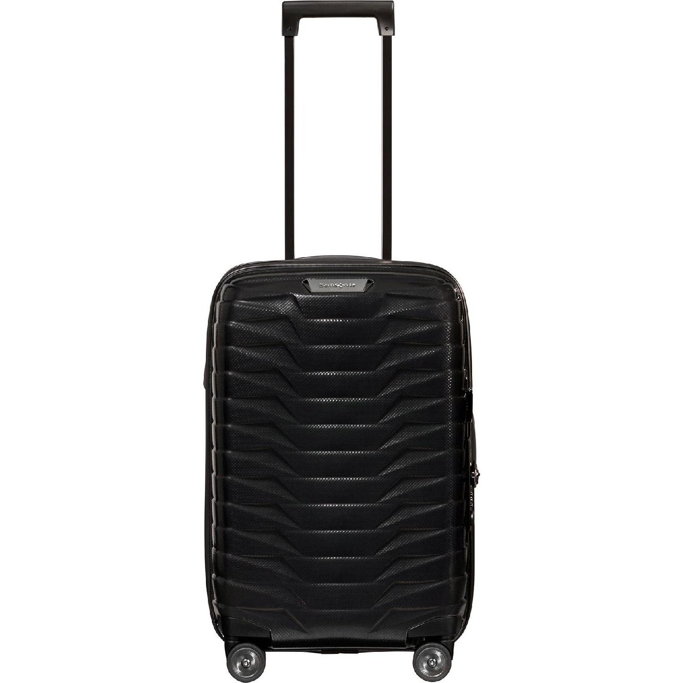 Samsonite, Valigia, Proxis Trolley mit 4 Rollen erweiterbar 55cm, Nero, (38 l)
