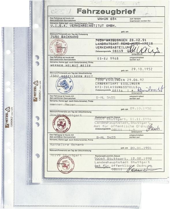 Nährwerte und Zutaten Rexel Prospekthülle (A5, 1x)