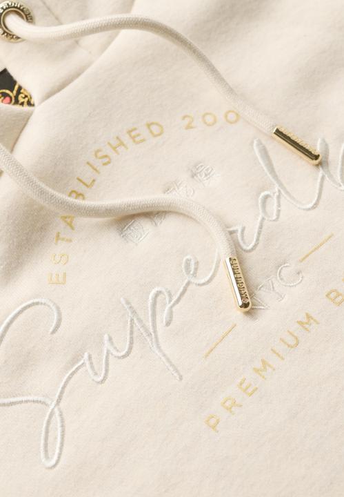 Image du produit Superdry Sweat à capuche et logo métallisé Luxe (XXS)
