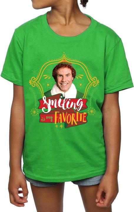 Immagine prodotto Elf Buddy Smiling Maglietta Ragazze (140, 146)