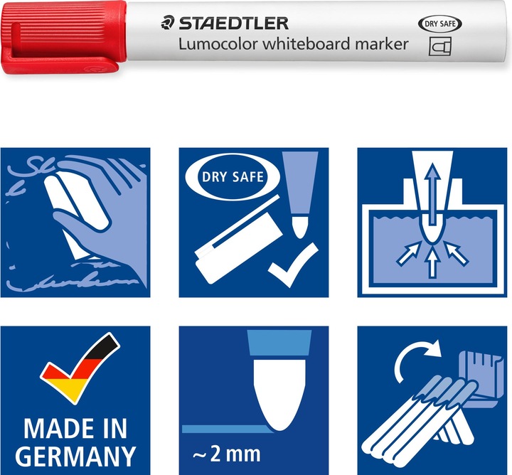 Produktbild Staedtler Lumocolor (Mehrfarbig, 2 mm, 4 x)