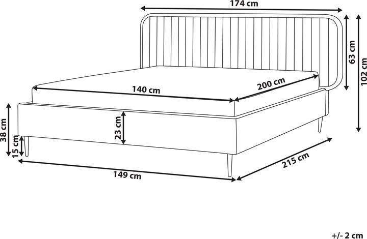 Actual product image Beliani Brin (140 x 200 cm)