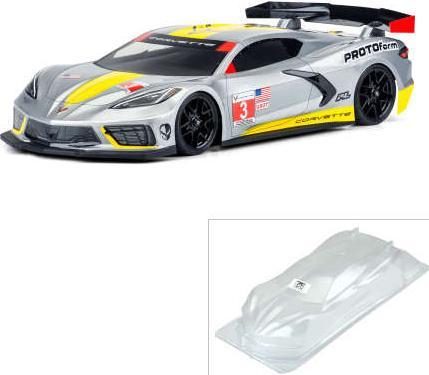 Actual product image Proline Body Chevrolet Corvette C8 unpainted, 1:10
