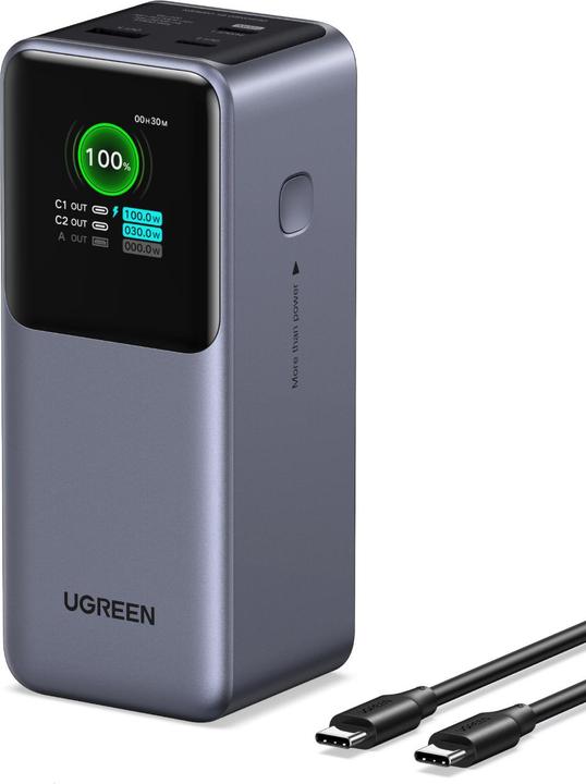 Actual product image Ugreen Nexode (20000 mAh, 130 W, 72 Wh)