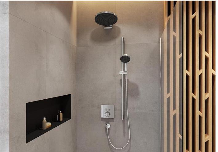 Produktbild hansgrohe HG Fertigmontageset SHOWERSELECT f UP-Thermostat für 2 Verbraucher chrom
