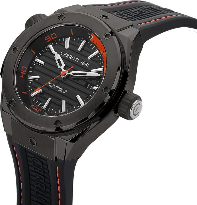 Actual product image Cerruti 1881 Ruscello (Watch with gemstone, 44 mm)