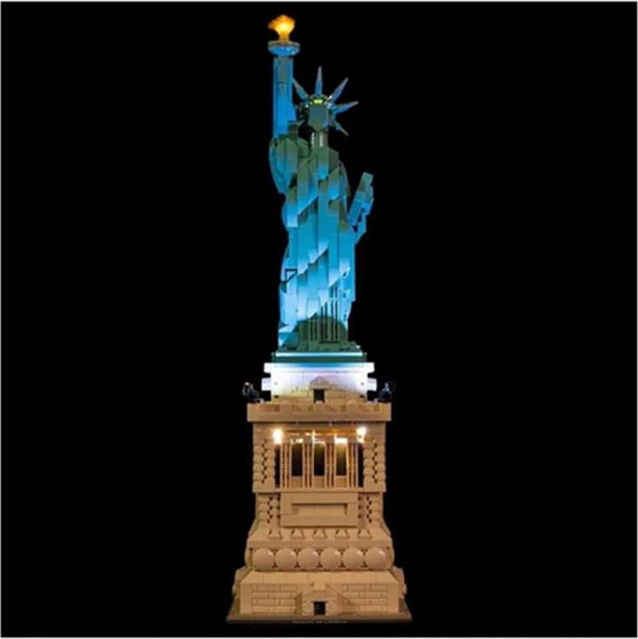 Actual product image Light my bricks LED Light Set for LEGO Statue of Liberty