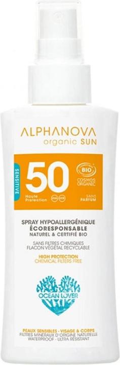 Alphanova SUN Spray Reise SPF50 hypoallergen liq (Sonnenspray, SPF 50, 90 g)