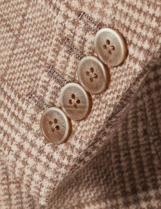 Produktbild Hackett Slim Fit Strickjacke mit Walvis-Karo-Print und Patch-Taschen (34)