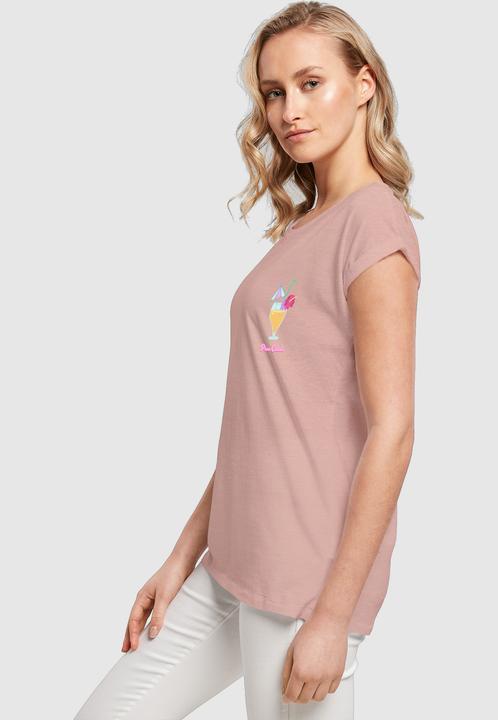 Produktbild Merchcode Ladies Pina Colada Extended Shoulder Tee - 113663 (S)