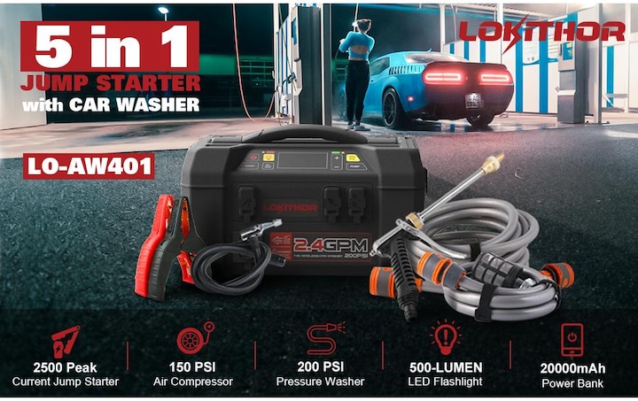 Image du produit Lokithor AW401 (2500 A, 20 mAh)