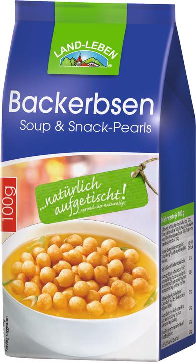 Produktbild Land-Leben Backerbsen 100g (103.90 g)