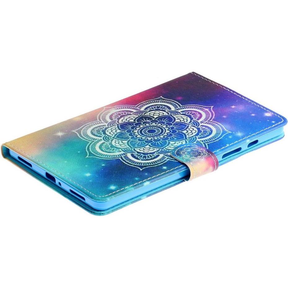 Thumbnail - Cover-Discount Mandala Etui (Galaxy Tab S6 Lite 10.4 (2020)), Tablet Hülle, Blau, Gelb, Mehrfarbig, Rot