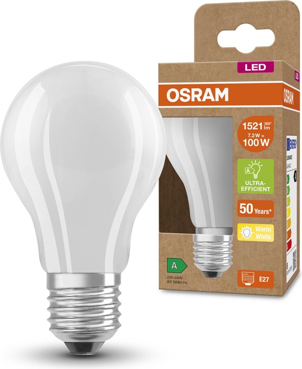 Produktbild Osram Classic (E27, 7.20 W, 1521 lm, 1 x, A)