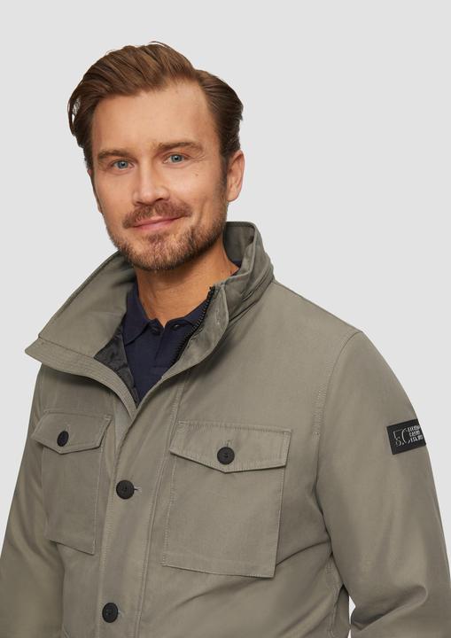 Produktbild S.Oliver Outdoor-Jacke Gefütterte Jacke mit aufgesetzten Taschen im Utility-Stil (L)