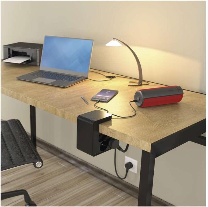 Produktbild Legrand U-Power Contactdoos Verdeelstekker - 2X USB Hub - Stekkerdoos - Penaarde Belgi - Verlengsnoer 1.5 Me (1 Stk.)