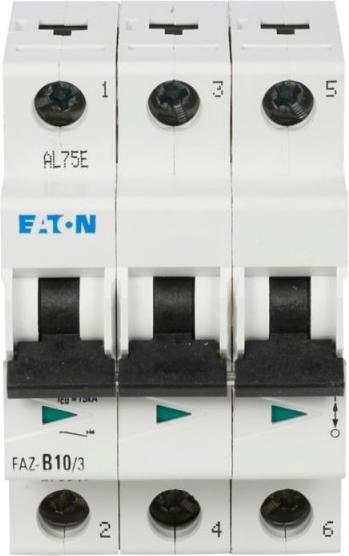 Image du produit Eaton Circuit Breaker, D Curve, 10A, 3-Pole