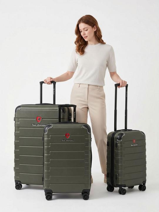 Produktbild Tonino Lamborghini Milano 4 Rollen Kofferset 3-teilig mit Dehnfalte