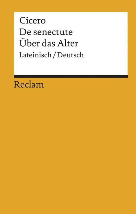Produktbild Cato der Ältere über das Alter (Deutsch, Cicero, 1998)