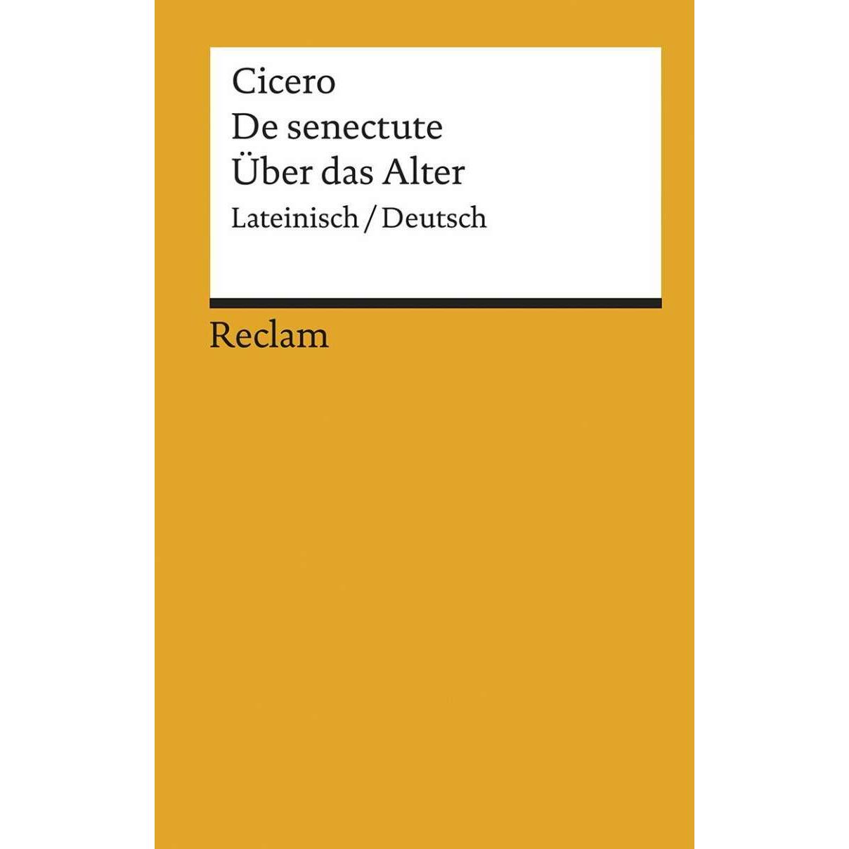 Cato der Ältere über das Alter, Fachbücher von Cicero