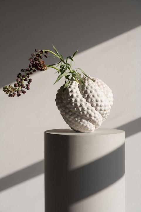 Actual product image Kare Design Deko Vase Anemone Weiss 37cm