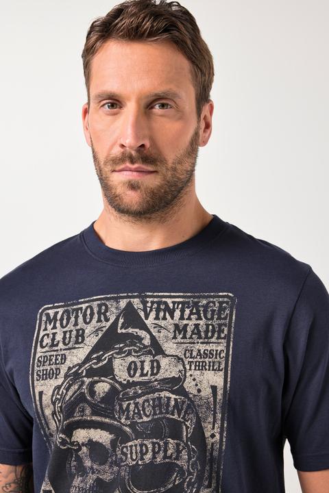 Actual product image JP1880 T-shirt, short sleeve, chest print, up to 8 XL (4XL)