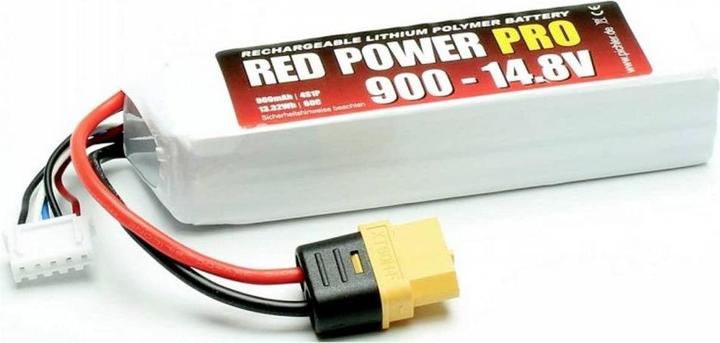 Image du produit Red Power Pack d'accus pour modélisme (LiPo) 14.8 V 900 mAh 60 C Softcase XT60 (14.80 V, 900 mAh)