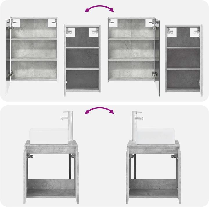 Produktbild vidaXL Badezimmerschrank