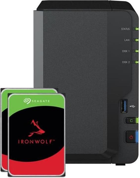 Immagine prodotto Synology DS223 (2 x 6 TB, Seagate Ironwolf)