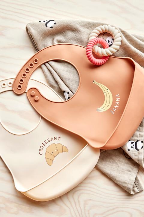 Immagine prodotto OYOY Mini Panda di garza 2 pezzi, 70 x 70 cm, cachi/rosa (70 cm, 70 cm)