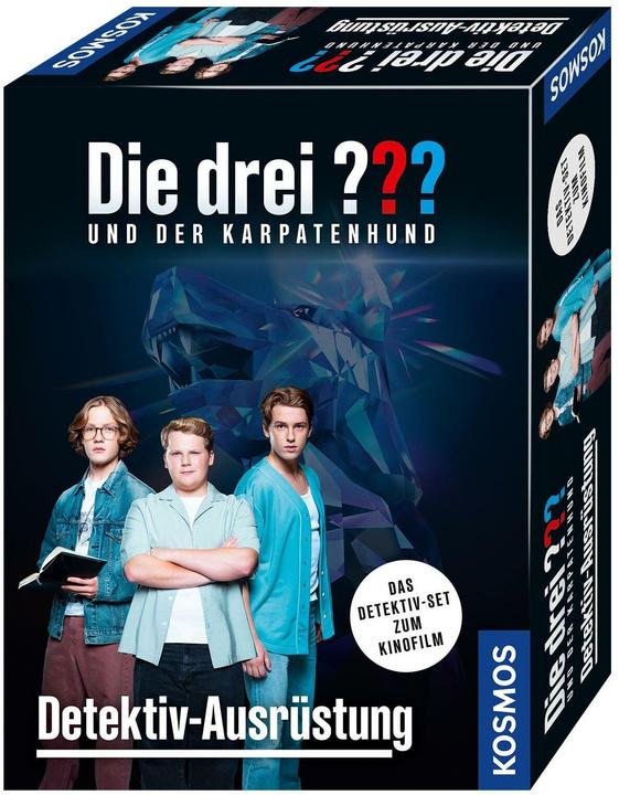 Kosmos De uitrusting van de drie detectives