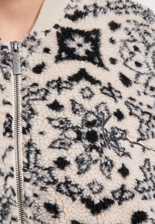 Image du produit Karl Kani KW233-050-1 KK Metal Signature Paisley Teddy Bomber Jacket (XS)