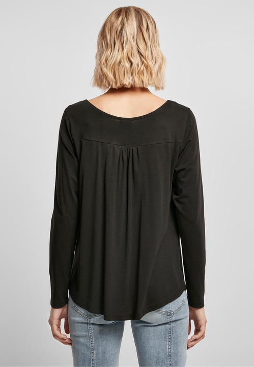 Produktbild Urban Classics Ladies Viscose Button Up Longsleeve (XS)