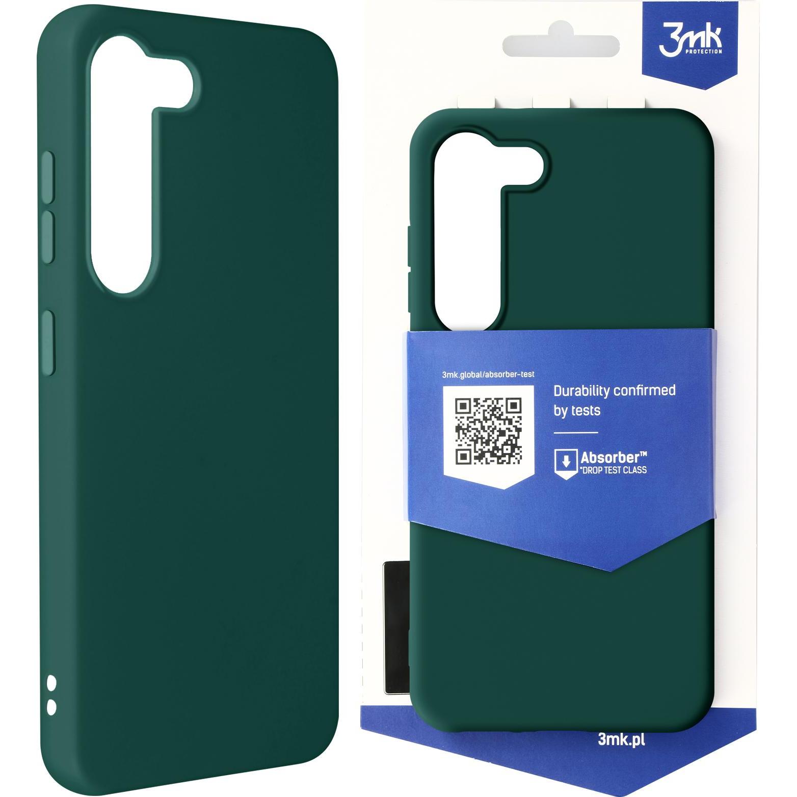 3MK Matt Case Soft Touch Silikonhülle Series (Samsung Galaxy A23 5G), Smartphone Hülle, Grün