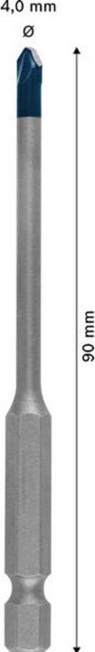 Produktbild Bosch Professional Zubehör EXPERT HEX-9 Hard Ceramic Bohrer, 4x90 mm (4.00 mm)