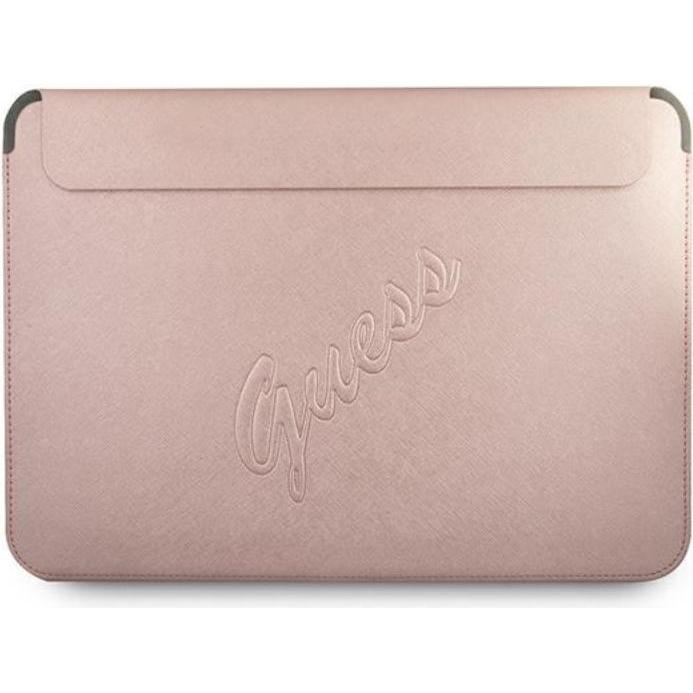 Guess Custodia per computer in Saffiano (13"), Borsa per Notebook, Pink