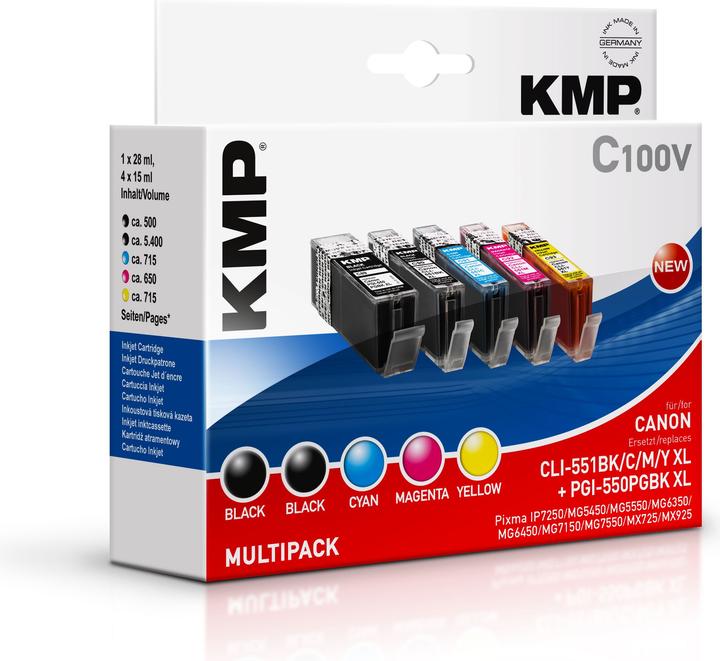Produktbild KMP C100V Multipack (M, C, Y, BK)