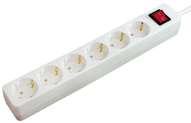 Produktbild Brennenstuhl Steckdosenleiste ws (6x, CEE 7/3, 3 m)