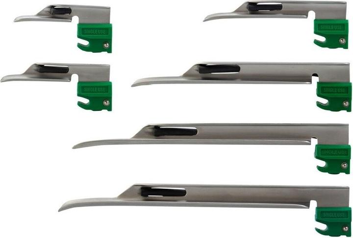 Image du produit Aerocheck Spatule à lumière froide jetable Aerotube en acier inoxydable, Miller taille 4