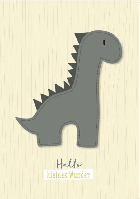 Actual product image Birth card Hello little miracle (1 pcs.)