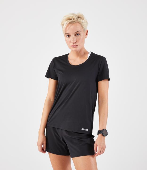 Immagine prodotto Kalenji Maglietta da corsa traspirante a maniche corte da donna - Run 100 nero (XXL)