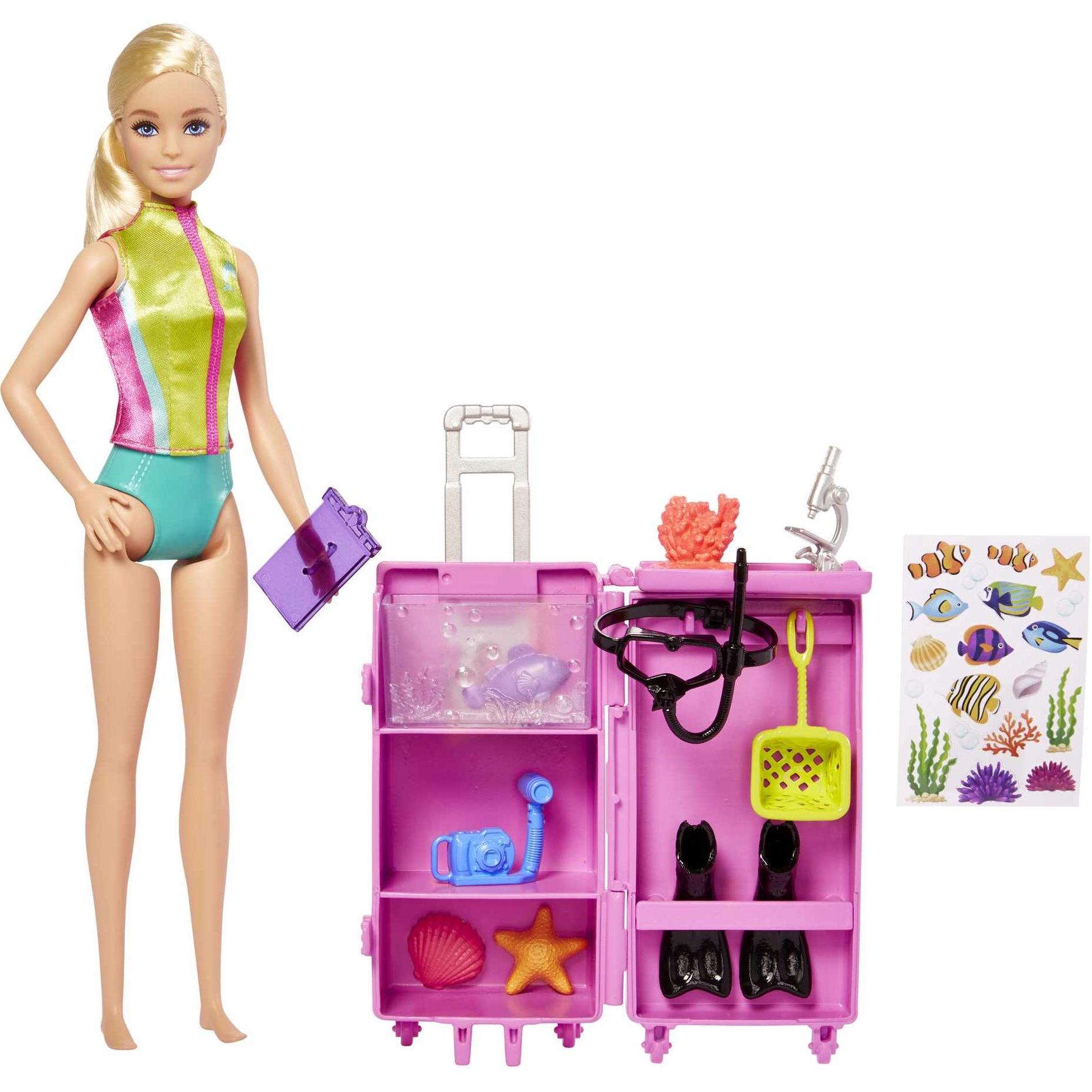 Barbie Marine Biologist Doll and Playset (Light Skin Tone)