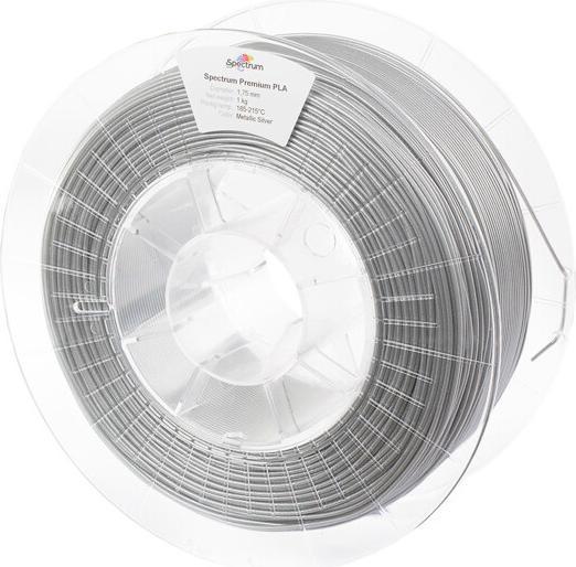 Actual product image Filament (PLA, 1.75 mm, 1000 g, Silver)