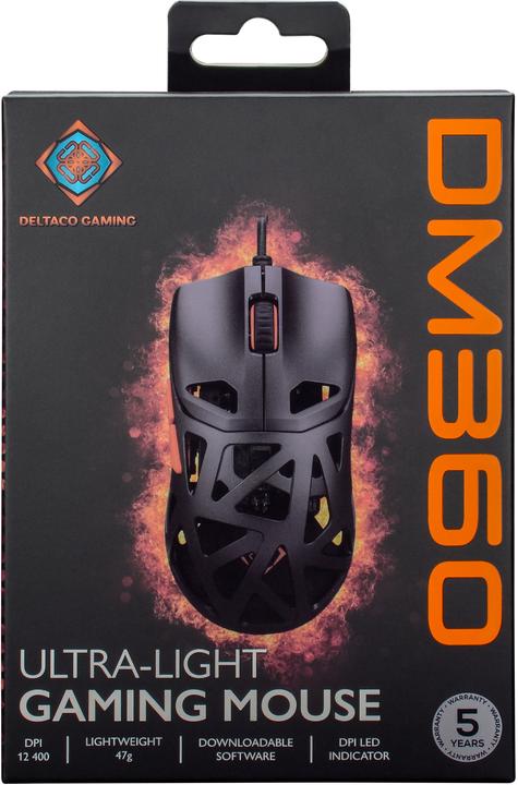Immagine prodotto Deltaco Ultra-Lightweight - Gaming Mouse (Cablato)