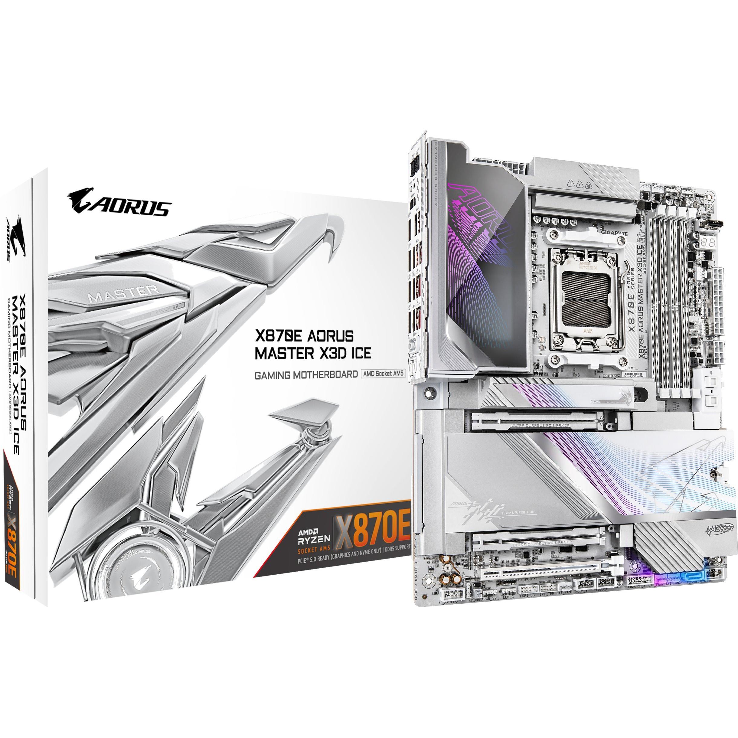 Gigabyte X870E AORUS MASTER X3D ICE (AM5, AMD X870E, ATX), Mainboard